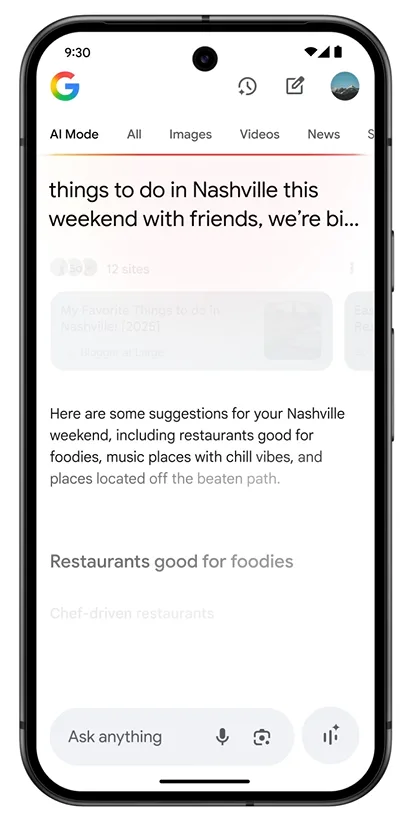 Google AI Mode Now Live in the US
