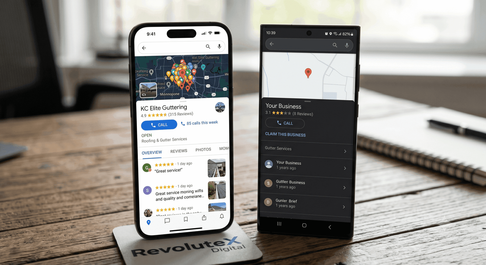 why competitor is getting calls from Google