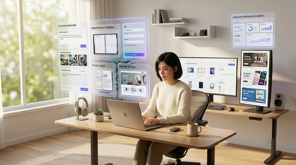 Create and Sell Digital Products Using AI