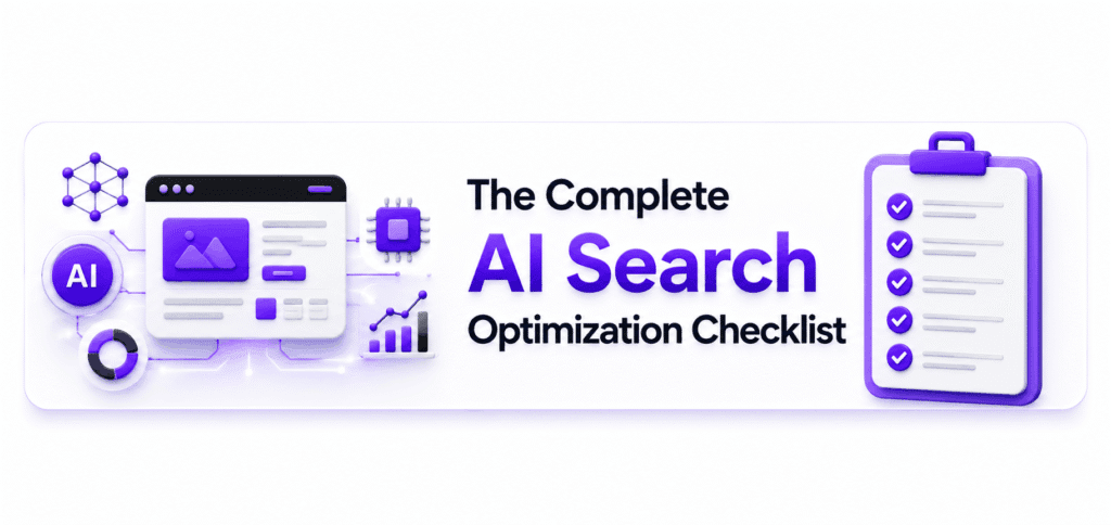 The Complete AI Search Optimization Checklist