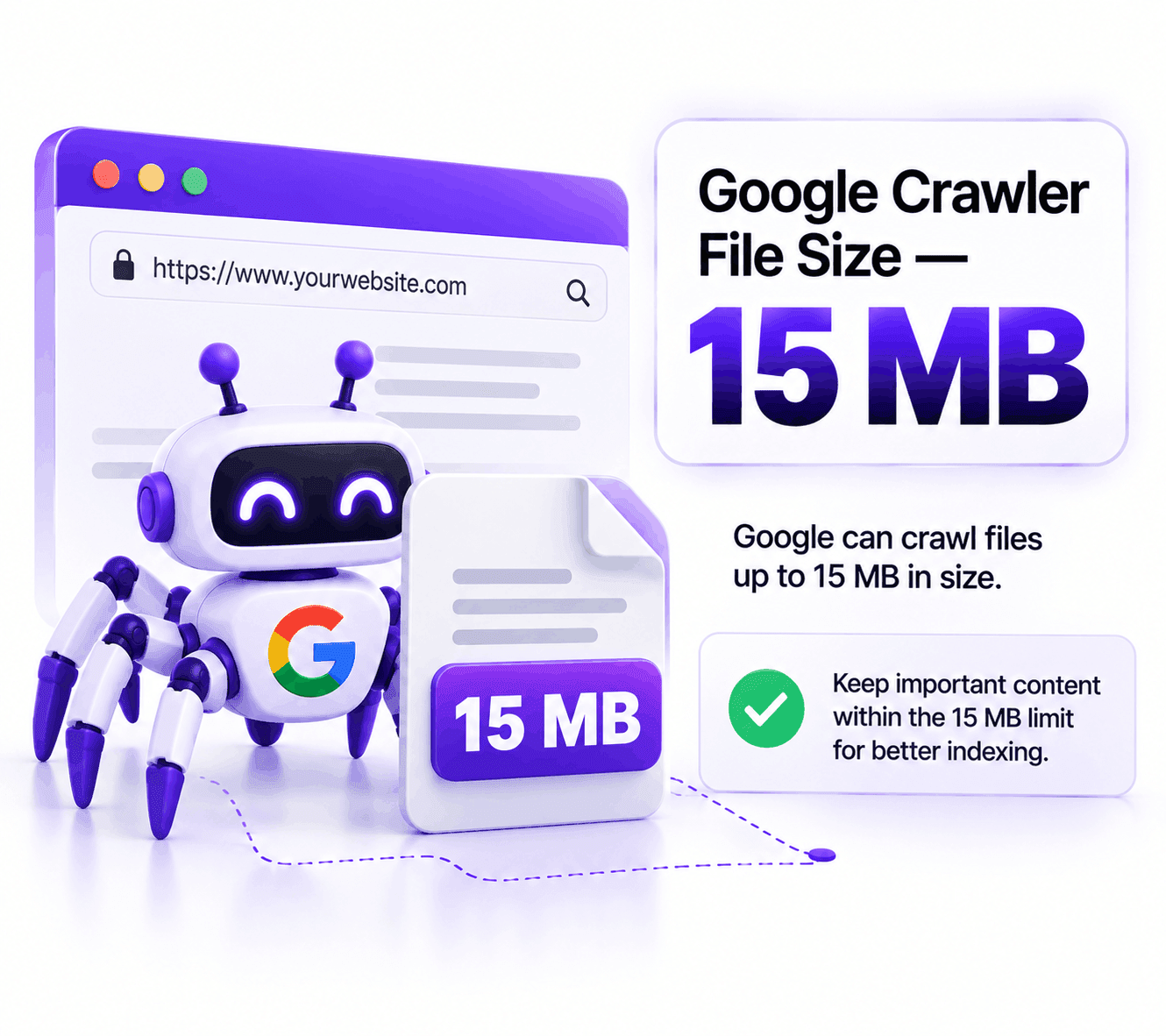 Google Crawler File Size — 15 MB