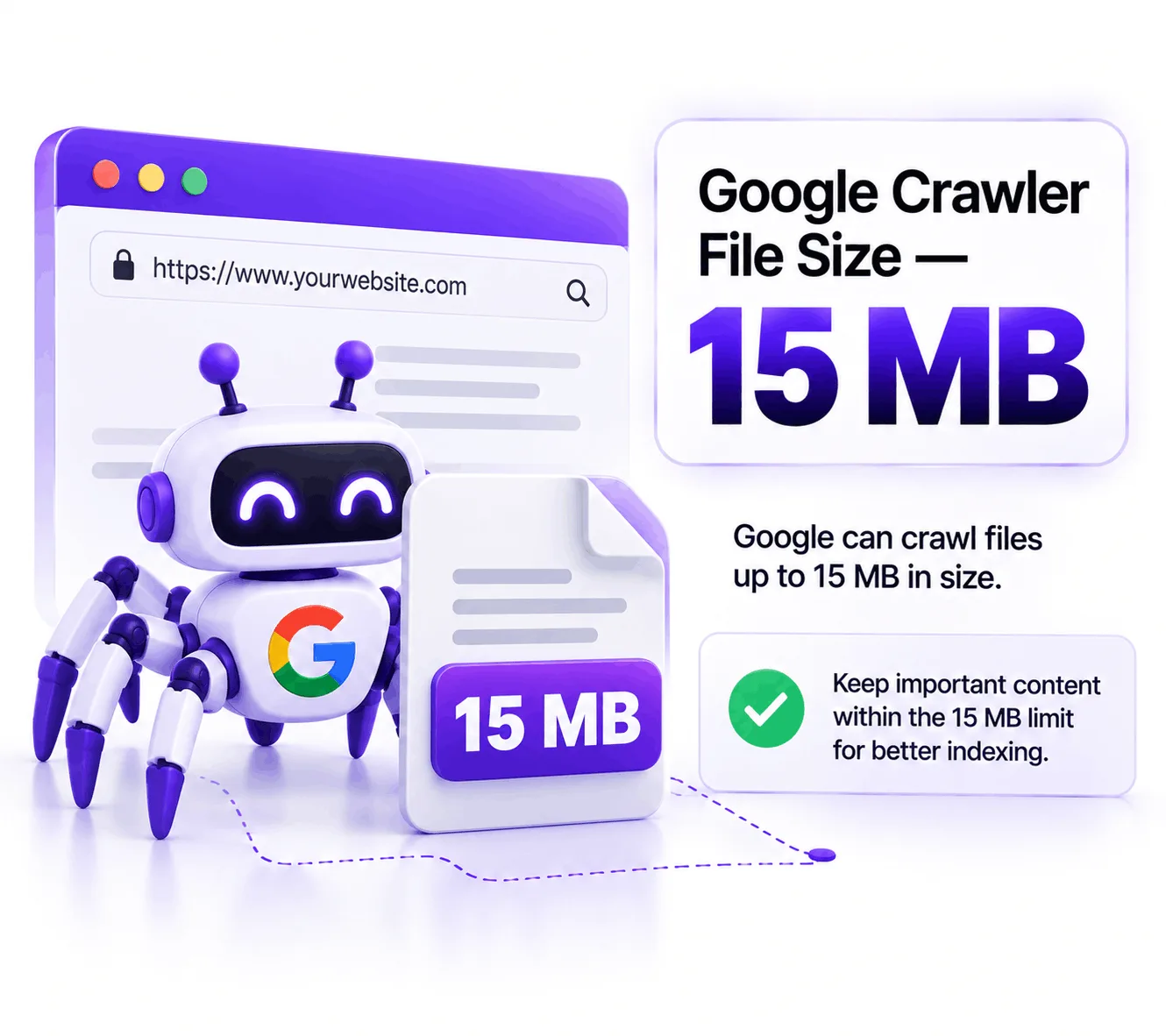 Google Crawler File Size — 15 MB