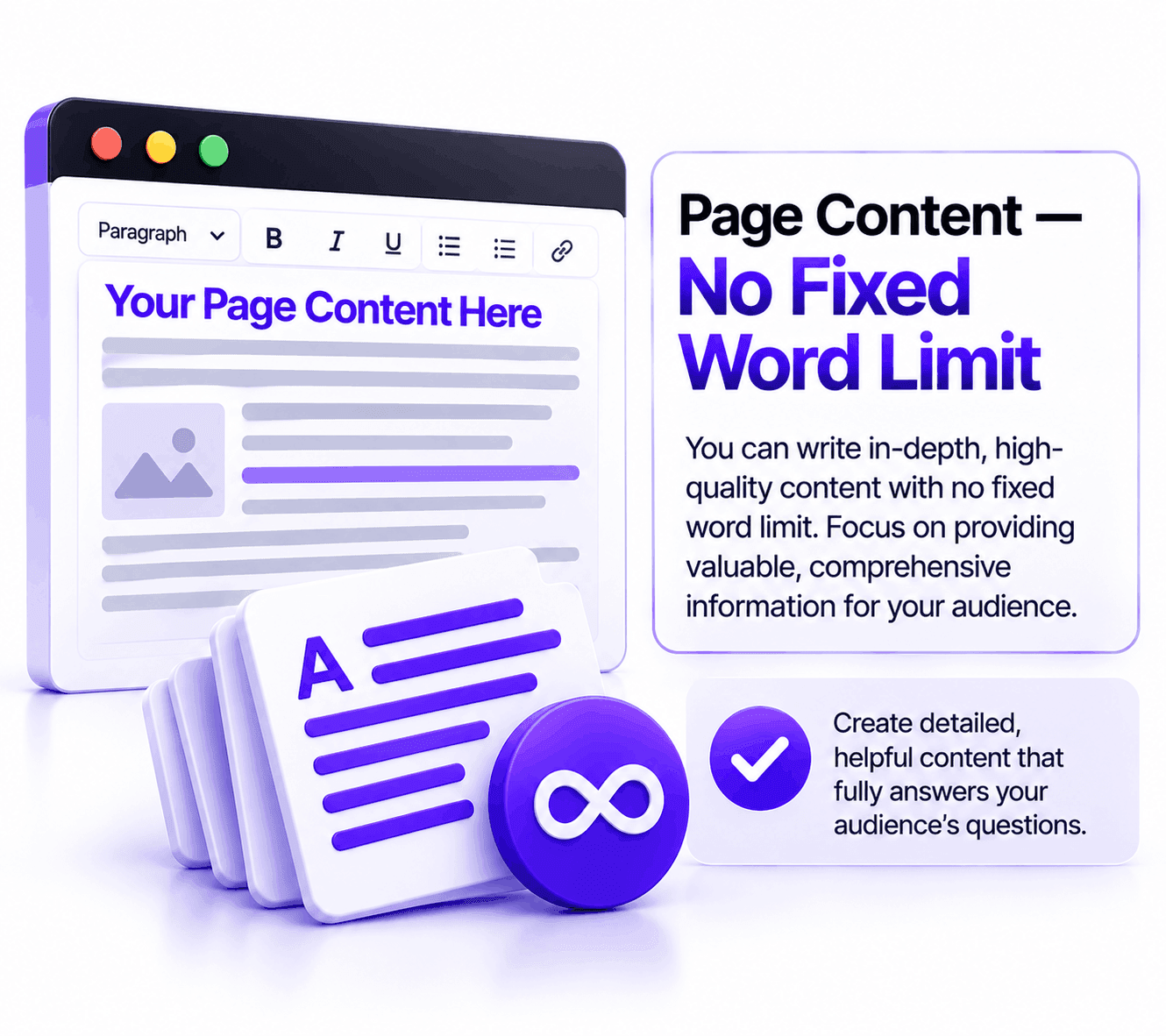Page Content — No Fixed Word Limit