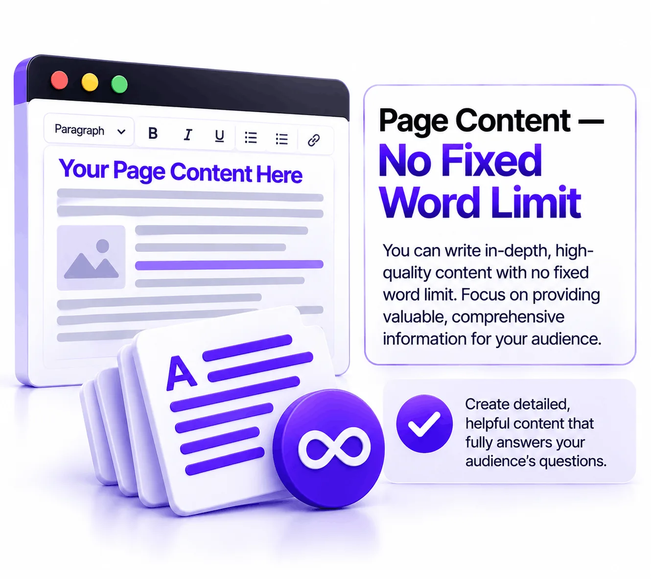 Page Content — No Fixed Word Limit