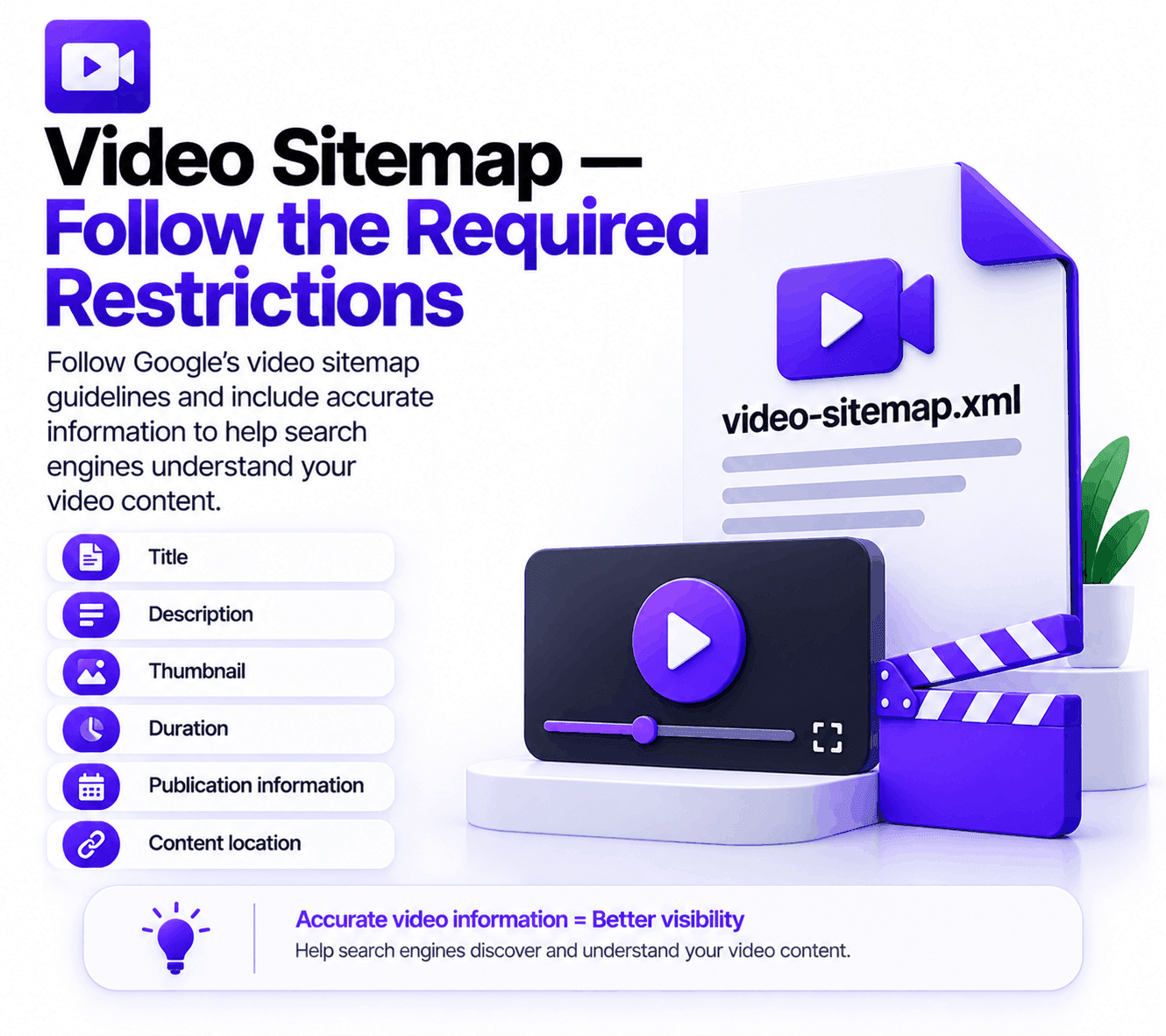 Video Sitemap — Follow the Required Restrictions