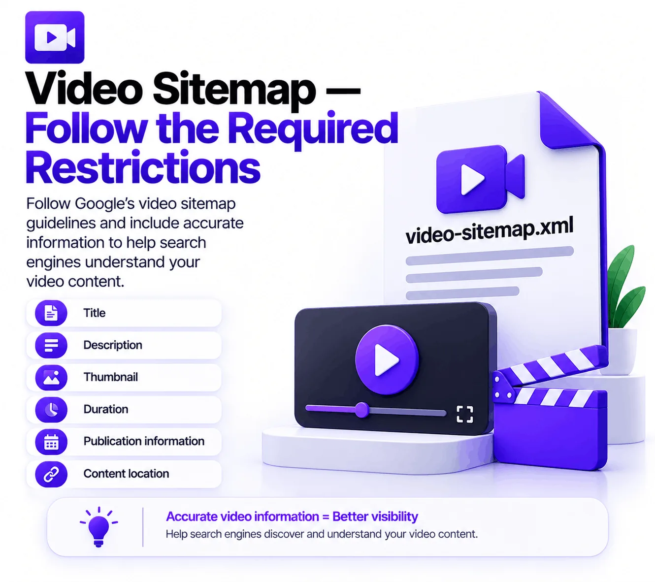 Video Sitemap — Follow the Required Restrictions