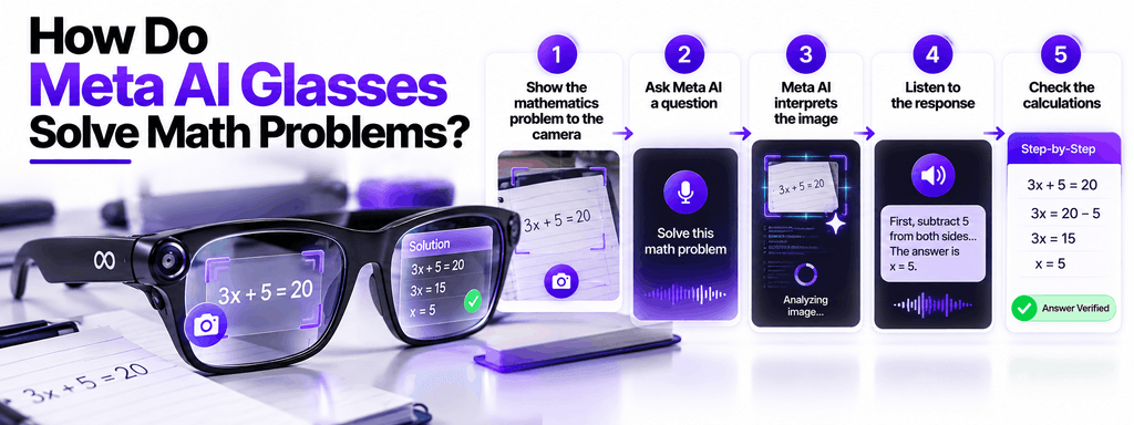 How Do Meta AI Glasses Solve Math Problems?
